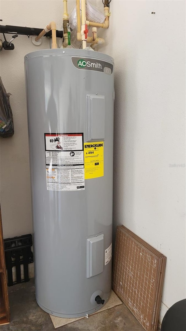 utilities with water heater