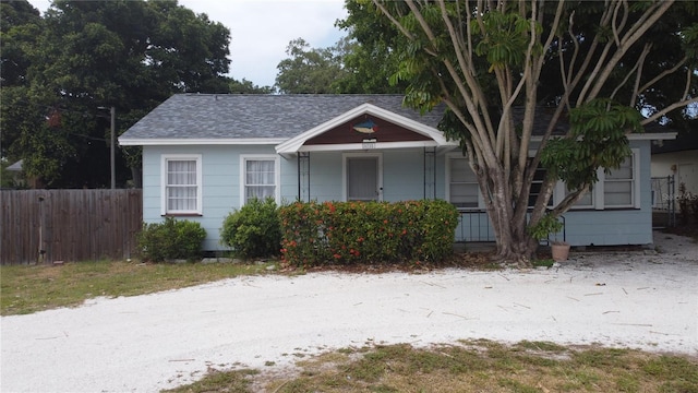 view of front of property