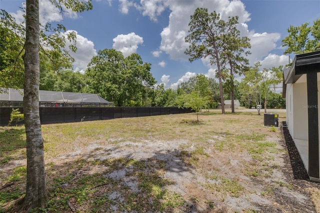 7414 Van Dyke Rd, Odessa, FL 33556 - view of yard with fence and central AC unit