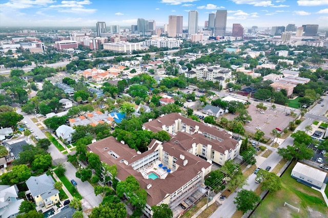 view of aerial view