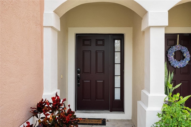 view of entrance to property