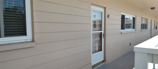 view of entrance to property