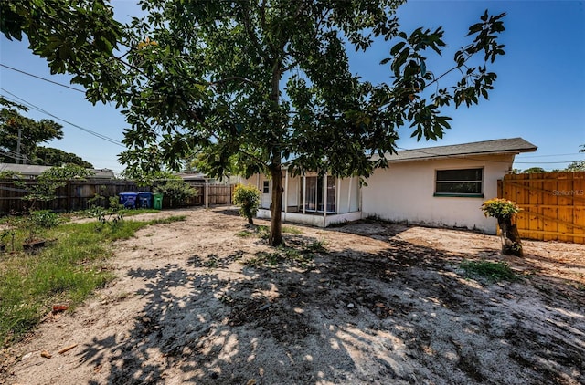 view of back of property