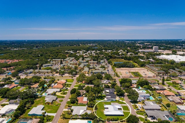 drone / aerial view featuring a residential view