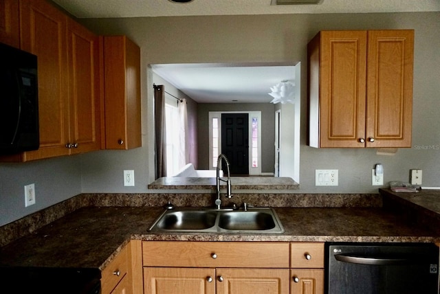 kitchen with dishwasher and sink