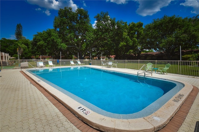 view of pool