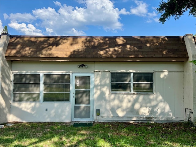 view of back of property