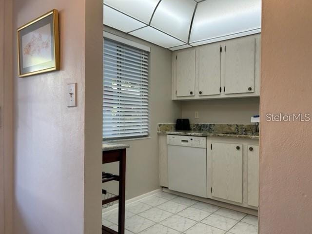 kitchen with sink and white dishwasher