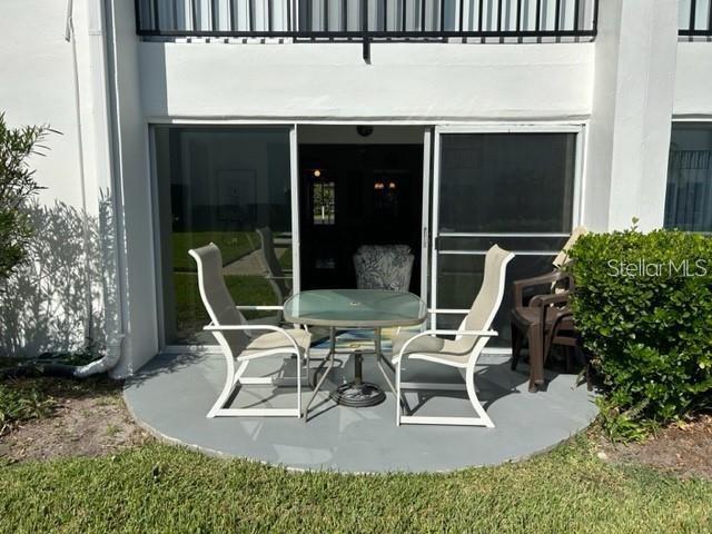 view of patio / terrace featuring a balcony