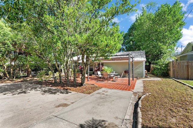 exterior space with a patio area