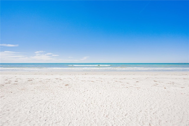 property view of water with a view of the beach