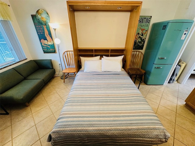 view of tiled bedroom