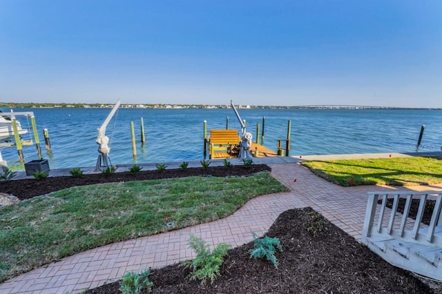 526 Belle Isle Ave, Belleair Beach, FL 33786 - view of dock with a water view and boat lift