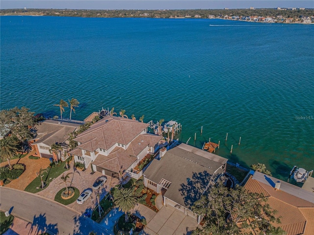 526 Belle Isle Ave, Belleair Beach, FL 33786 - drone / aerial view featuring a water view