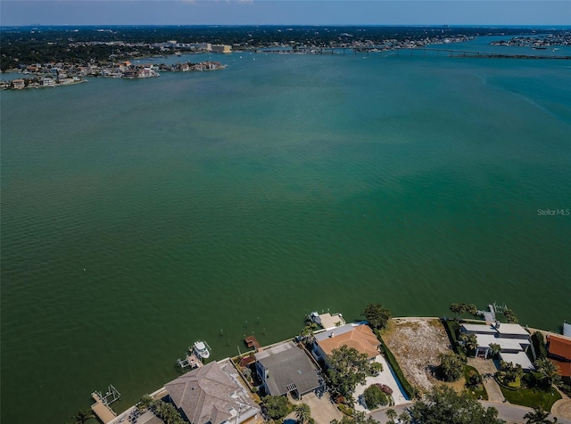 526 Belle Isle Ave, Belleair Beach, FL 33786 - drone / aerial view with a water view