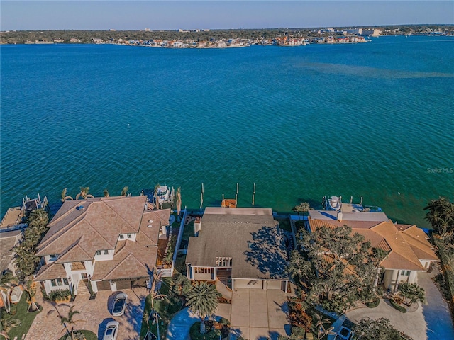 526 Belle Isle Ave, Belleair Beach, FL 33786 - aerial view with a water view