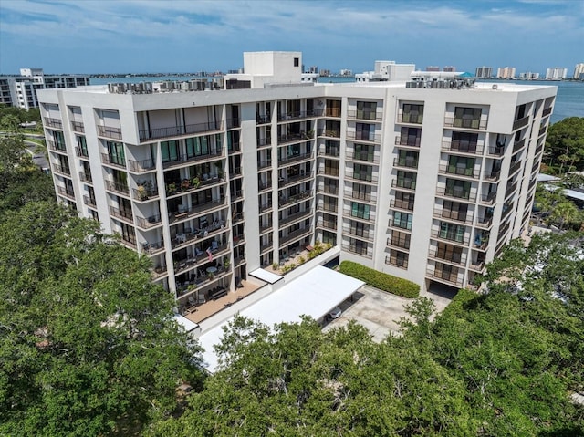 view of property with a city view