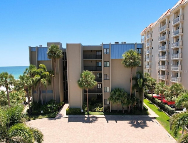 view of property featuring a water view