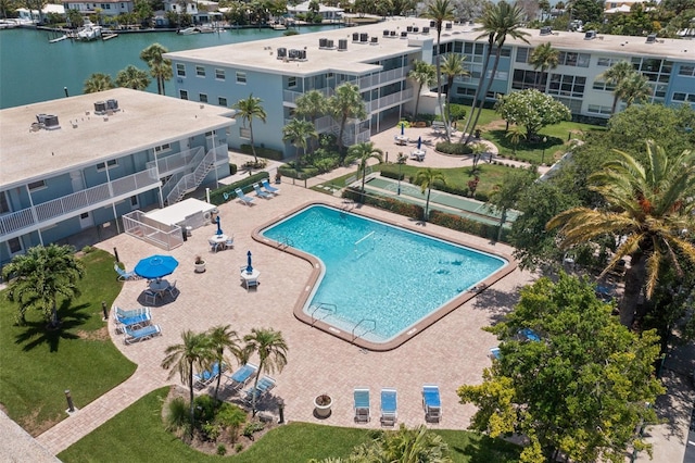 6201 2nd St E Unit 73, St Pete Beach, FL 33706 - community pool with a water view