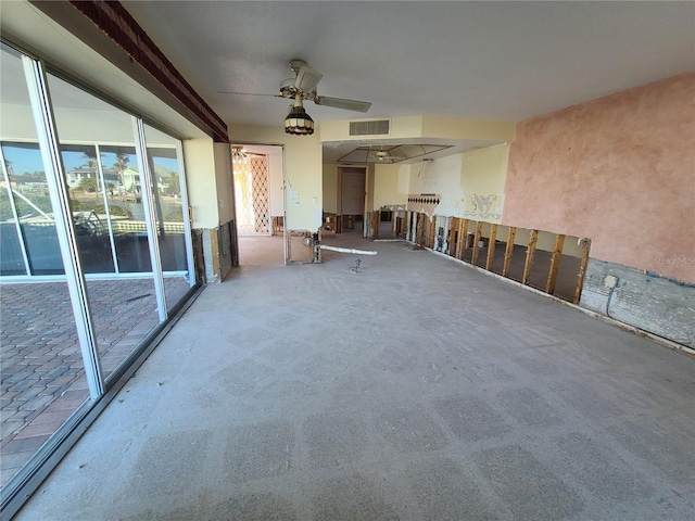 view of patio / terrace with ceiling fan