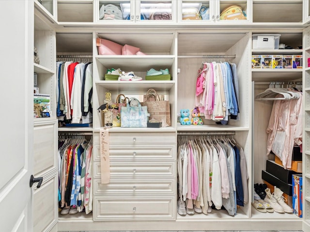 view of closet