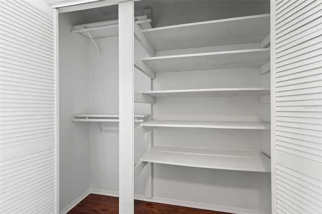 view of closet