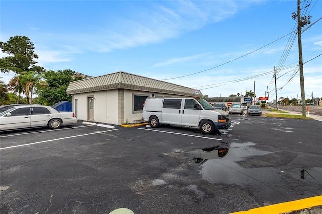 view of vehicle parking