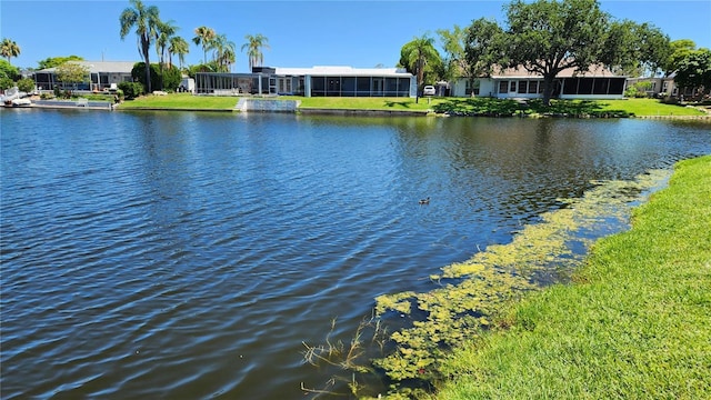 view of water feature