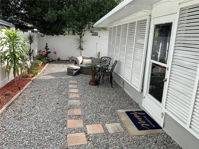 view of patio