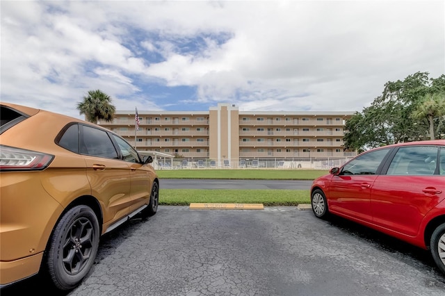 view of car parking