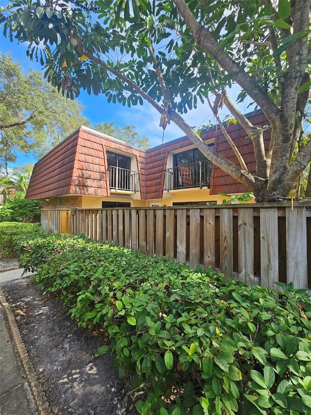 view of rear view of property