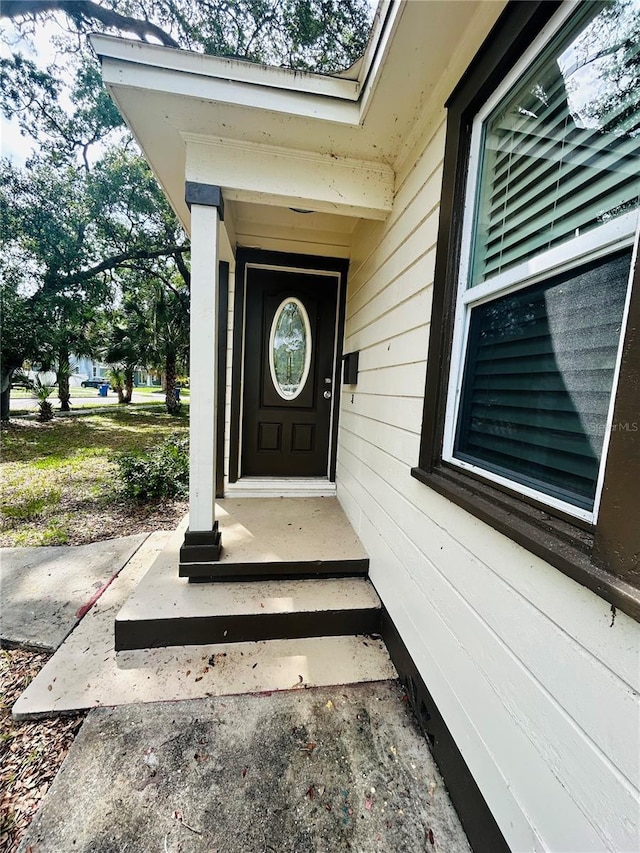 view of entrance to property