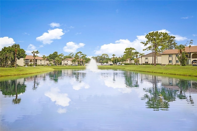 view of water feature