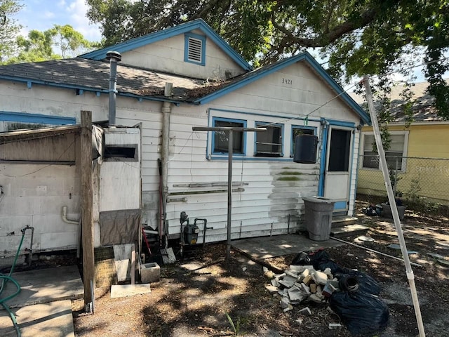 view of back of property