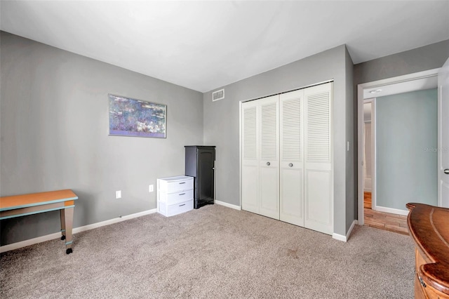 interior space featuring a closet