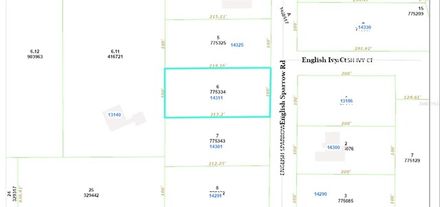 14311 English Sparrow Rd, Weeki Wachee FL, 34614 land for sale