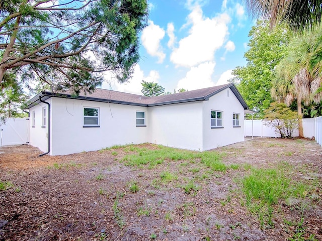 view of rear view of property