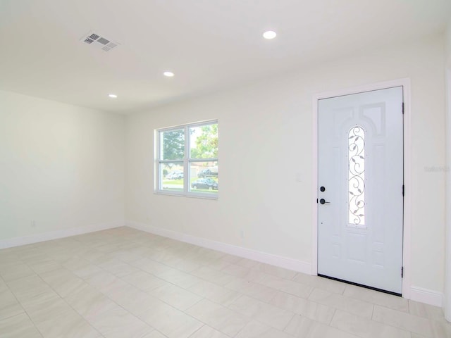 view of foyer