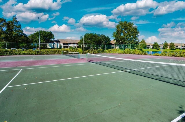 view of sport court featuring basketball court