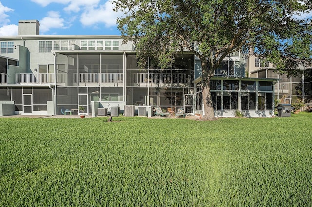 view of property featuring central air condition unit