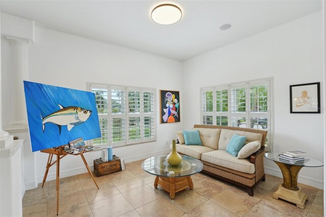 view of living room