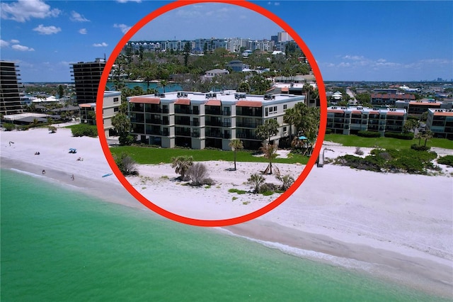 7532 Bayshore Dr Unit 205, Treasure Island, FL 33706 - view of urban area with waterfront with a beach