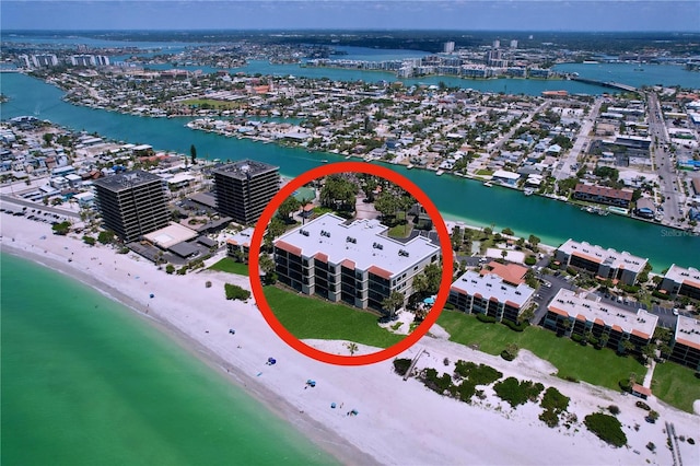 7532 Bayshore Dr Unit 205, Treasure Island, FL 33706 - drone / aerial view of a nearby body of water