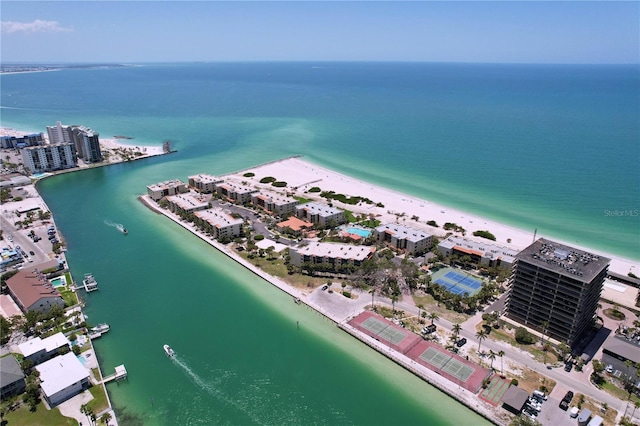 7532 Bayshore Dr Unit 205, Treasure Island, FL 33706 - aerial view of a large body of water