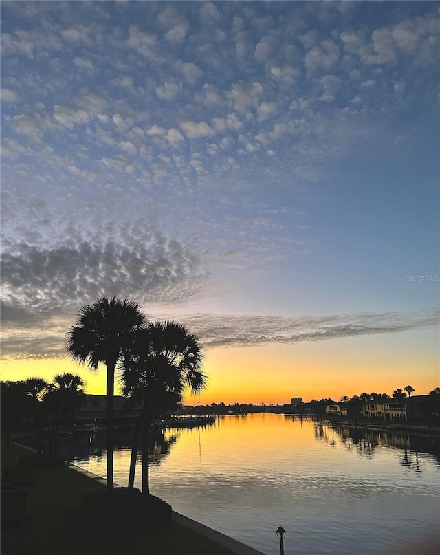 property view of water