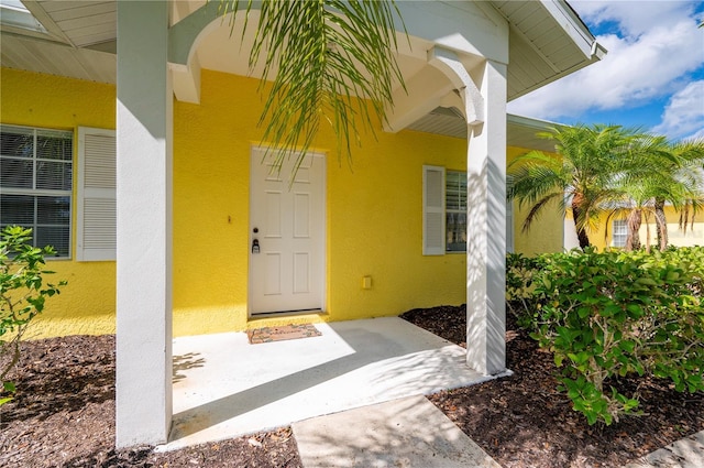 view of entrance to property