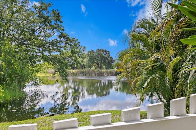 view of water feature