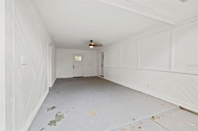 508 Brooker Rd, Brandon, FL 33511 - garage featuring a decorative wall