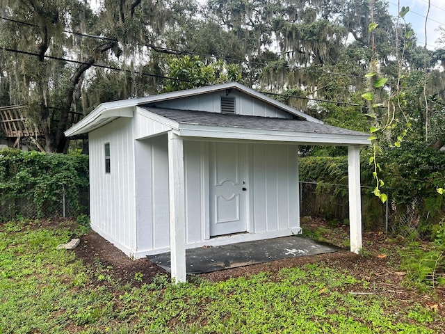 508 Brooker Rd, Brandon, FL 33511 - view of shed with fence