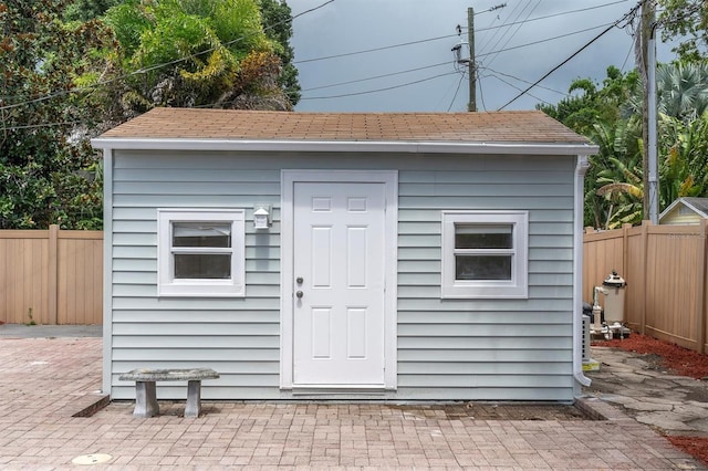 view of outbuilding